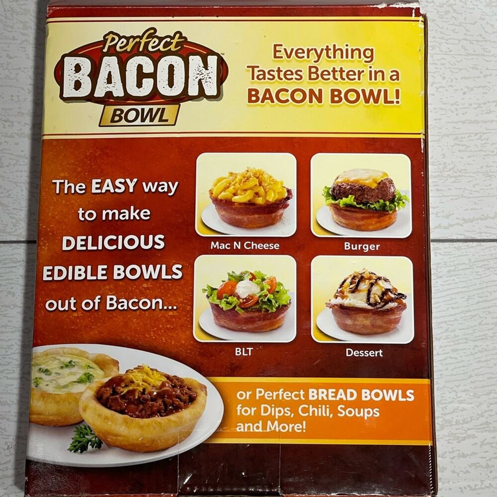 Perfect Bacon Bowl Maker New In Box - Picture 2 of 6